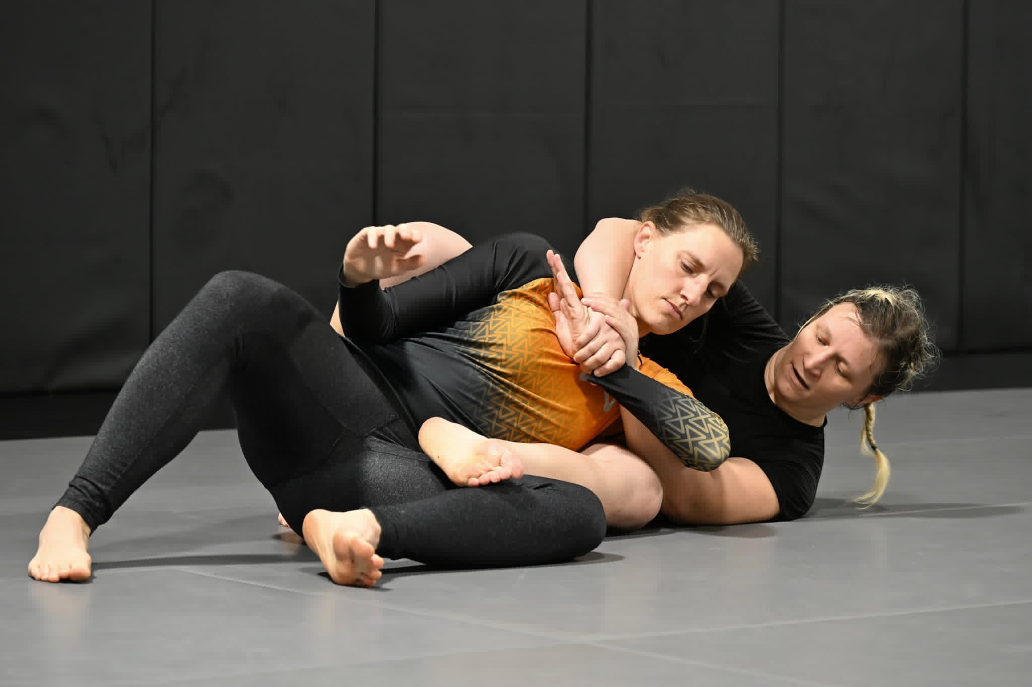 Women's Brazilian Jiu-Jitsu class at Infinum BJJ Brantford